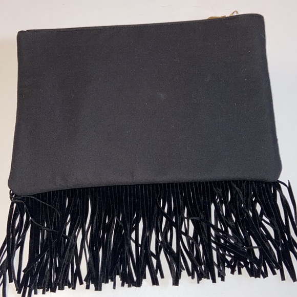 NWT Shiraleah Chicago Embroidered fringe clutch Colorful Southwestern Pattern - Picture 8 of 14